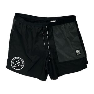 Nike Running Is A Rhythm Shorts Black Gray Dri-FIT DM4662-010 Mens